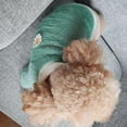 thumbnail image 6 of Carlendan Cute Plush Round Neck Warm Sweater, Pet Dog Clothes Winter Warm Fleece Pet Coat for Small Dogs, XS-XL, 6 of 7