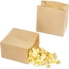 50pcs Small Brown Paper Bags for Snacks, Greaseproof Kraft Paper Bags, Recyclable, and Biodegradable, Small Brown Kraft Wrappers For Popcorn, Cookies, Fries, Crafts, Gift Wrapping Bag in Bulk