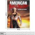 thumbnail image 2 of Cody Rhodes Blanket Super Soft Warm Flannel Blanket Suitable for Bed Sofa Sofa Bedroom Living Room Sofa Four Seasons Suitable for Napping Home Decor Bedding Artwork 40"x50", 2 of 6