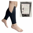 thumbnail image 2 of Presadee Shin Premium 20-30 mmHg Firm Compression Leg Calf Sleeve With Zipper (Black, 2X-Large), 2 of 4