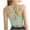 Mint Green, variant on Bxsruta Sports Bra for Women, Womens Longline Padded Crop Tank Yoga Bras, Workout Fitness Top Black S