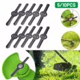 thumbnail image 3 of Ruibeauty 10Pcs String Trimmer Head Blades Replace Plastic Cutter Blades Replacement Weed Wacker Head Blades Lawn Mower Weed Eater Blades Accessories, 3 of 6