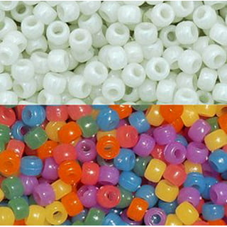 Color Splash!® UV Plastic Pony Beads, 9mm