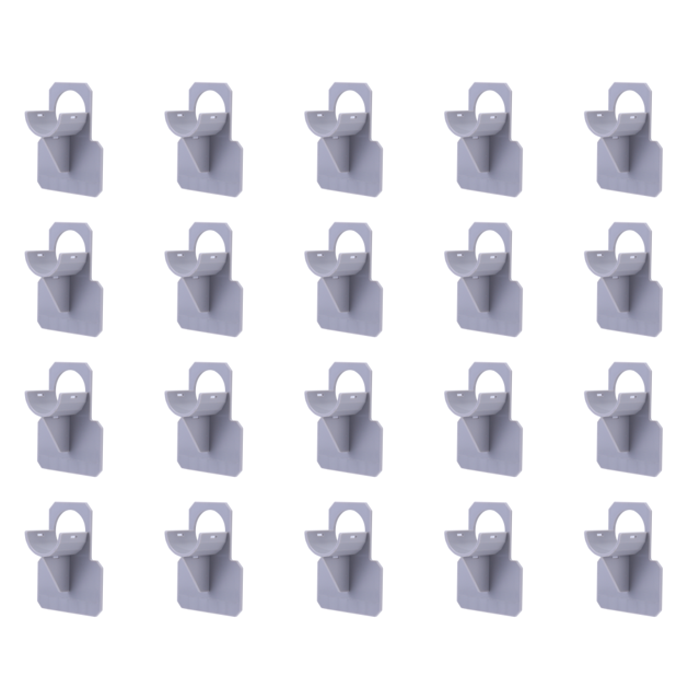 Soporte para tubería piscina 30-38 mm montaje Intex (gris)