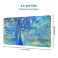 thumbnail image 3 of Balery Peacock Mouse Pad ,15.8x29.5 In Large Gaming Mouse Pad Desk Mat Long Non-Slip Rubber Stitched Edges,Waterproof Mousepad Desk Mat For Gamer Office Home, 3 of 9