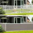 thumbnail image 4 of LOVE STORY 3' x 10' Balcony Privacy Screen Fence Cover Mesh for Deck Patio Porch Railing, Beige Anthracite, 4 of 7