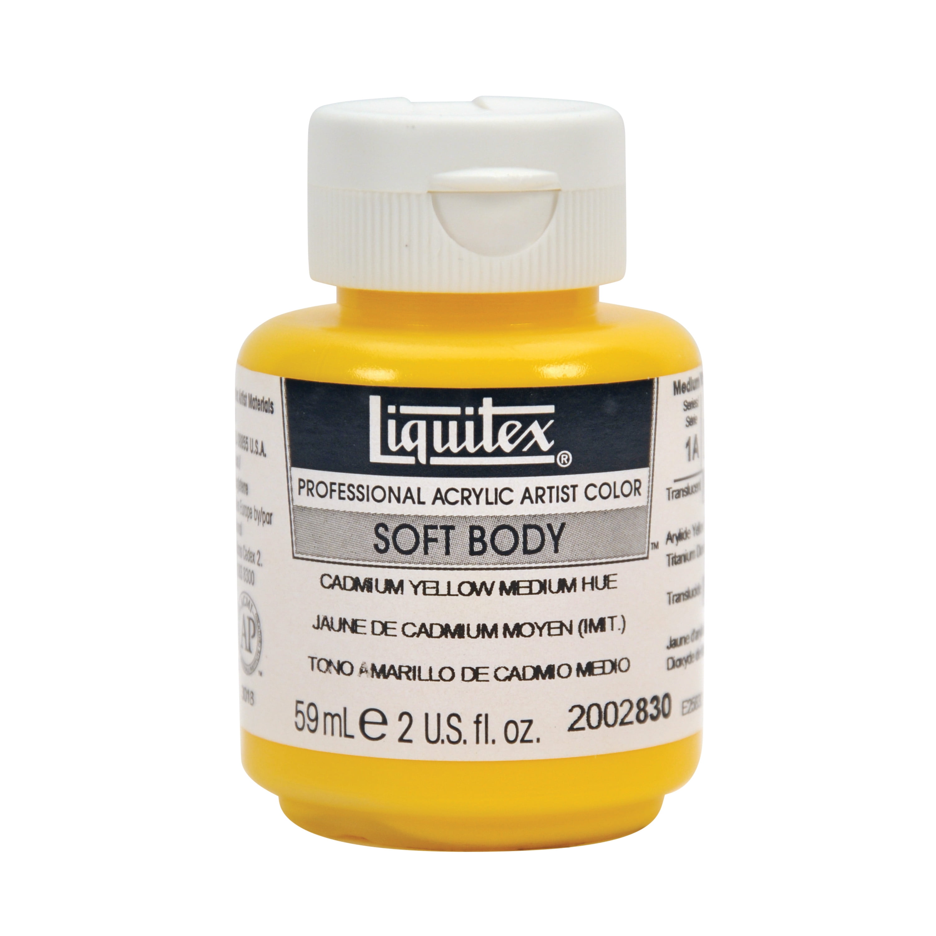 Liquitex Professional Soft Body Acrylic Paint, 2oz., Cadmium Yellow