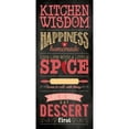 thumbnail image 3 of Marrott, Stephanie 13x24 Black Modern Framed Museum Art Print Titled - Kitchen Wisdom - Black, 3 of 5