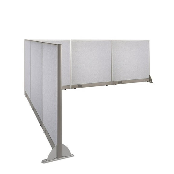 GOF L-shaped Freestanding Partition 102”D x 144”W x 48”H, Office Room Divider, Privacy Screen, Workstation Cubicle
