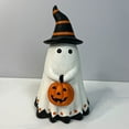 thumbnail image 5 of feimajia Figures of Pumpkin Ghost Halloween Statue of Ghost-like Novelty 2025 Halloween Decorations Pumpkin Ghost, 5 of 7