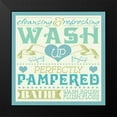 thumbnail image 2 of Pela Studio 15x15 Black Modern Framed Museum Art Print Titled - Wash Up VI, 2 of 5