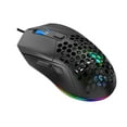 thumbnail image 3 of Ratón para juegos con cable, luces LED de colores, ergonómico para computadora portátil, 3 of 9