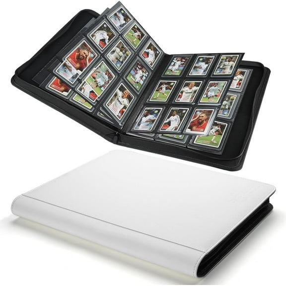 Top-of-the-line loader binder, top-of-the-line loader hard shell, 9 pocket page sleeves that can hold 288 cards