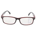 thumbnail image 2 of Lectura Retro Alivio De La Fatiga Visual Gafas De Lectura Multifocales Anti Rayos Azules Gafas Presbiópicas+250 Rojo, 2 of 7