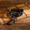 thumbnail image 6 of Imitation Red Sandalwood Chinese Knot Buddha Bead Bracelet K4A8 A7C2 Z2S8 S, 6 of 7