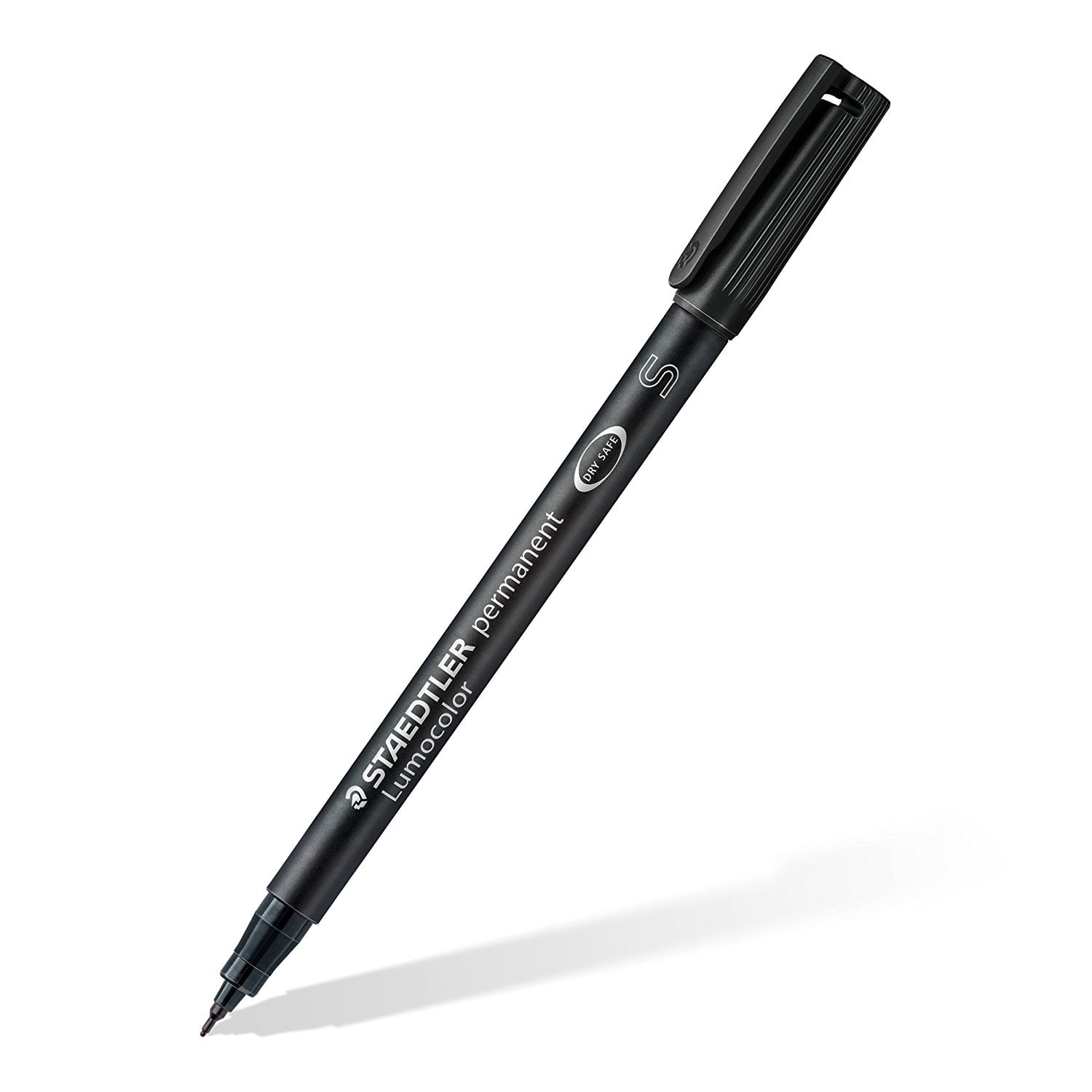 Pack of 10 Black Staedtler 313-9 Lumocolor Universal Permanent Superfine Pens