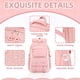 thumbnail image 5 of Mochila PIG PIG GIRL para niñas, antirrobo, ligera, rosa, 5 of 9