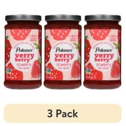 (3 pack) Polaner Verry Berry Strawberry Fruit Spread, 15.25 oz Jar