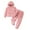 ZB Pink, variant on Baby Girl Outfits Winter Long Sleeve Cartoon Bear Panda Rabbit Print Furry Tops Pants Baby Boy Clothes White 3 Years-4 Years