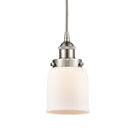 

Innovations Lighting 616-1Ph-10-5 Bell Pendant Bell 5 Wide Mini Pendant - White