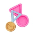 thumbnail image 3 of Molde de silicona para medallas, pastel, postre de Chocolate, horneado hecho a mano, Fondant, magdalenas, decoración, molde para hacer galletas, Herramientas y accesorios para hornear Rosa 1 A798 Billuyoard HA080798-01, 3 of 6