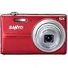 Sanyo VPC-T1496R 14MP Digital Camera w/ 5x Optical Zoom, 3.0" LCD Display