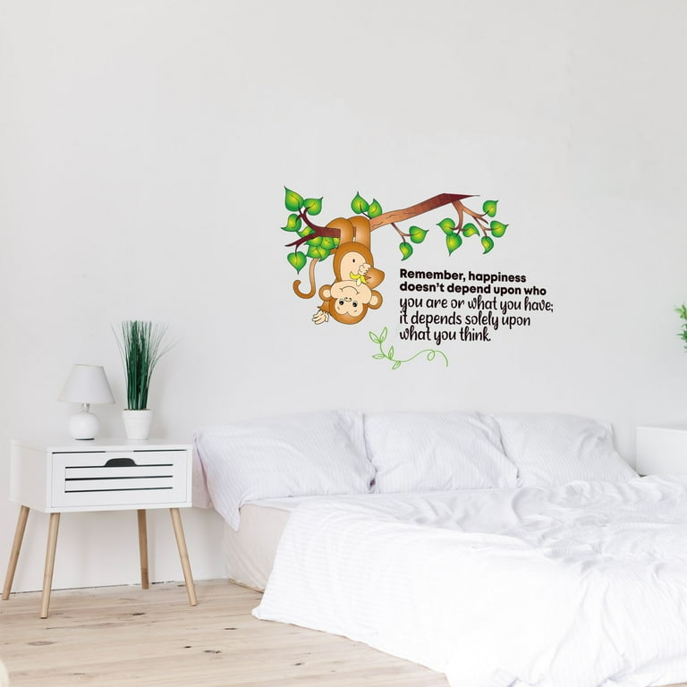 New Cartoon Monkey Forest Wall Sticker New Cartoon Monkey Forest Wall Sticker