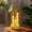 Gold, variant on Flameless 3-in-1 Cone Candle Battery-Operated Acrylic LED Candle with 3D Flickering Wick for Holiday Party Wedding Centerpieces, Grey