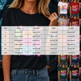 thumbnail image 4 of mgoYE Halloween Shirts for Women Graphic Tees Women's Halloween Print Crew Neck T-Shirt, Funny T-shirts Woman Shirts(Purple,L), 4 of 9