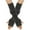 11# Dark Gray, variant on Winter Fingerless Long Gloves for Women FleeceBlended Knitted Arm Warmers Super Soft Black Arm Sleeves Light Gray Free