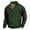 Green, variant on hotojiny Big and Tall Mens Sweatshirt Classic Long Sleeve Stand Collar Pullover Lightweight Casual Button up Fall Clothes Winter Outfit