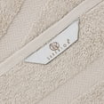 thumbnail image 3 of Superior Franklin 2-Piece Cotton Bath Sheet Set, Super Soft Quick Dry Fade Resistant Towels, Stone, 3 of 10