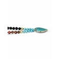 thumbnail image 2 of PalmBeach Jewelry Genuine Turquoise Jasper and Lava Stone Beaded Heart Pendant Necklace 34 Inch, 2 of 7