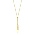 thumbnail image 2 of harmtty Charm Necklace Hollow Out Triangle Pendant Adjustable Chain Allergy Free Colorfast Decoration Sexy Pull Adjustment Tassel Charms Chain Necklace Women Accessories,Golden, 2 of 8