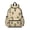 Cat and Potted, variant on Ninja Cat Yellow Pattern Backpack for School, Cute School Bag with Adjustable Shoulder Straps and Padded Back, 13.4"x11"x4.7"