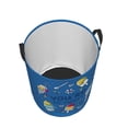 thumbnail image 5 of Uemuo You are so Sweet Pattern Circular Laundry Hamper Basket with handles,Collapsible laundry basket,Large capacity laundry hamper,Laundry Organizer-, 5 of 8