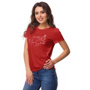 Inkdotpot Personalized Womens Tshirt Top Future Mrs WeddingAnnouncement Shirt-QV
