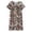 A-Black1173, variant on Women's Floral Pattern Loose Shift Dress Short-Sleeve Beach Daily Knee-Length Casual Sundress