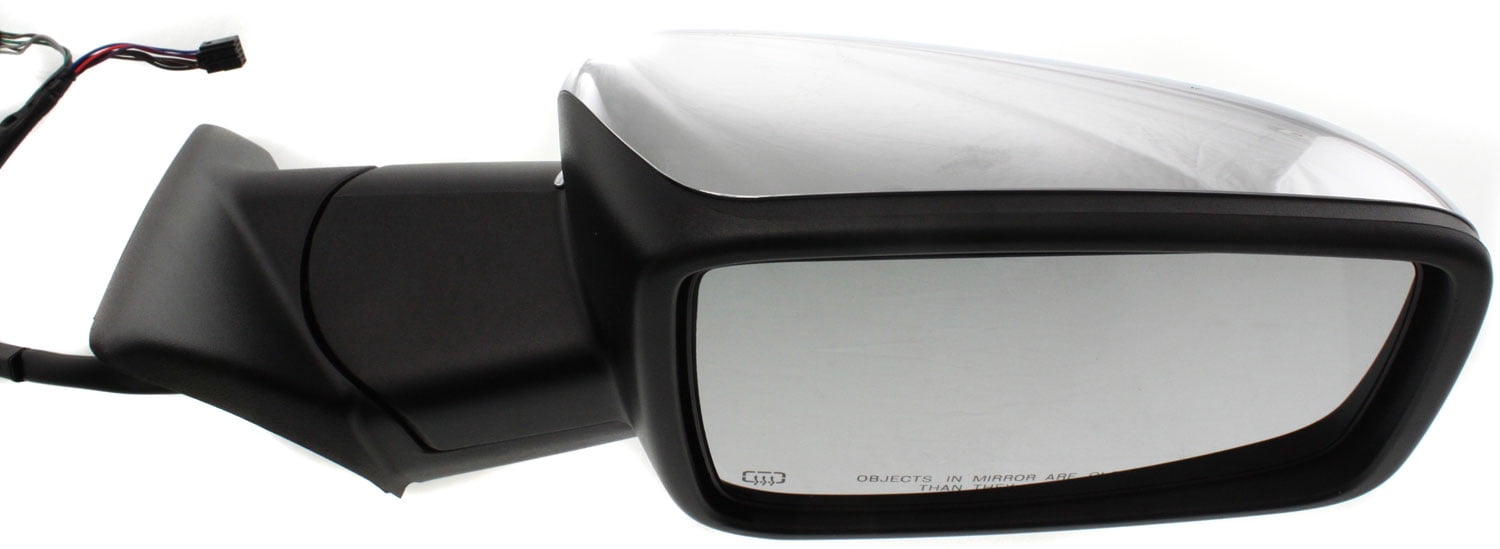 Mirror Compatible With 2011-2012 Ram 1500 2010 Dodge 3500 Right Passenger Side Heated In-housing Signal Light Chrome Kool-Vue