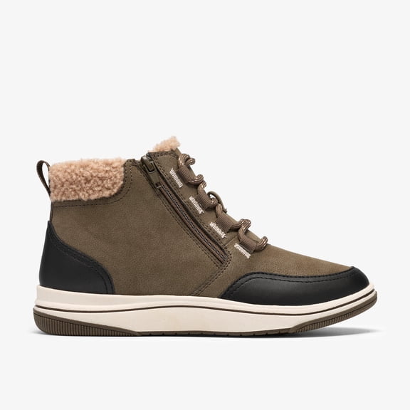 Clarks Cloudsteppers Womens Breeze Moss Ankle Boots