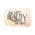 thumbnail image 2 of Quotes & Sayings Wall Decals for Girls Bedroom - Girly Quote on Watercolour Background Girl DIY & Creativity Boy Girl Bedroom Wall Sticker - Size: 20 In x 14 In, 2 of 5
