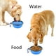 thumbnail image 3 of Pet Foldable Silicone Bowl Foldable Dog Food Bowl Outdoor Pet Travel Bowl with Hooks Portable Dog Food Container Feeding Device, 3 of 4