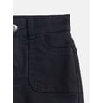 thumbnail image 2 of Wonder Nation Girls Denim Skirt with Patch Pockets, Sizes 4-18, 2 of 3