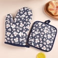 thumbnail image 5 of Dusknt Cooking Heat Gloves, Kitchen Heat Mitts, Barbecue Pot Gloves - Durable Heat Proof Oven Gloves Non‑Slip Design for Microwave Grill Stove & Outdoor Camping, Pink, 5 of 9