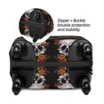 thumbnail image 4 of Fotbe Butterfly Skull Luggage Cover Protector,Suitcase Protector,Scratch and Dirt Resistant,Fits 18-32 Inch Luggage-Small, 4 of 9