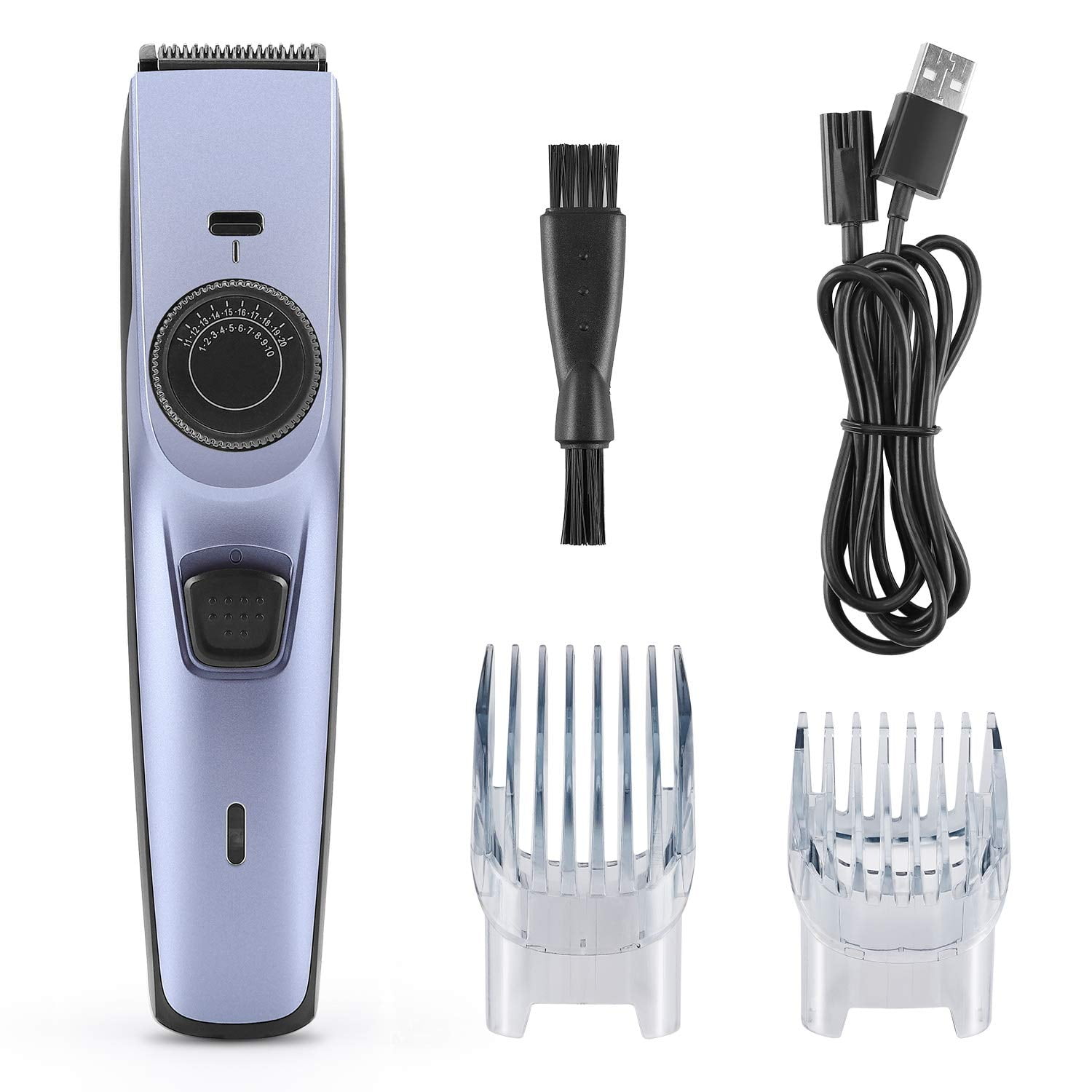 Hair Clippers, Professional Beard Shaver Cordless Haircut Set with USB