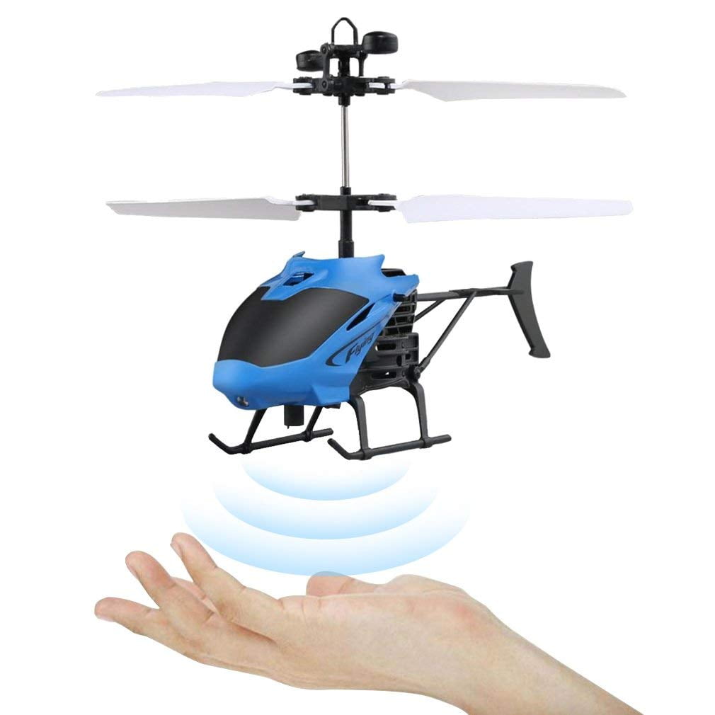 Mini RC Hand Induction Helicopter Radio Remote Control Flying Aircraft ...