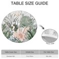 thumbnail image 6 of Round Picnic Table Cloth 100% Waterproof & Oil Proof, Elastic Fitted Table Cover for 36"-44" Round Tables, for Dining, Camping, Outdoor, 6 of 7