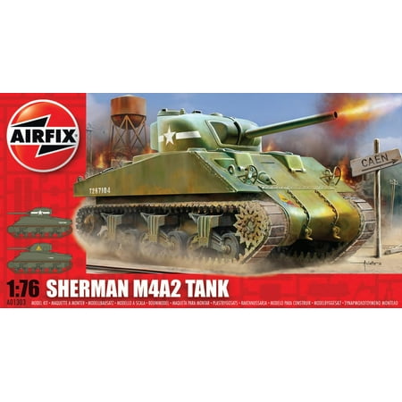 Airfix Sherman M4A2 Tank 1/76 Model Kit