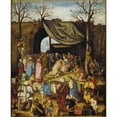 thumbnail image 2 of Anonymous 15x18 Black Ornate Wood Framed Double Matted Museum Art Print Titled - The Adoration of the Magi, 2 of 5